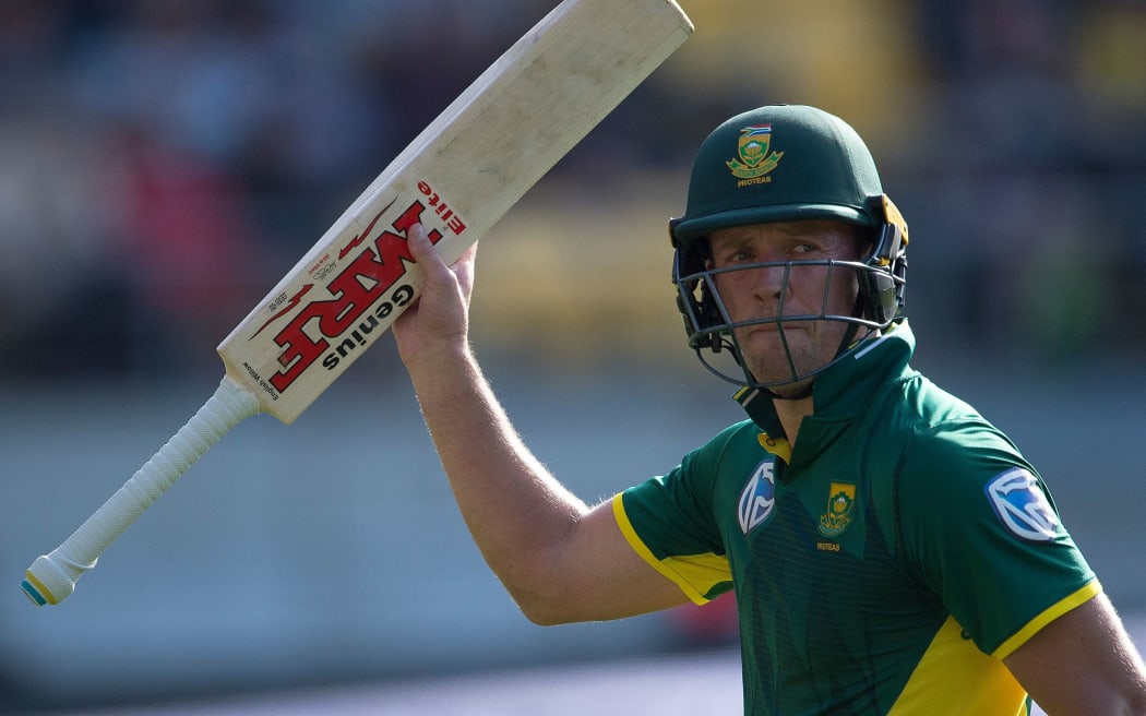 A B de Villiers top scored for South Africa