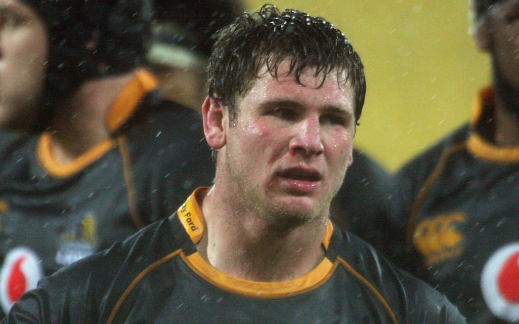 Prop Reg Goodes playing for Wellington.