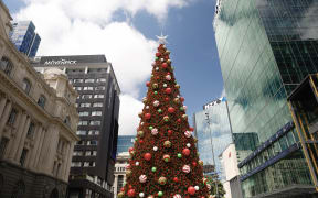The new 1.2m Christmas tree at Britomart, Auckland, November 29, 2024.