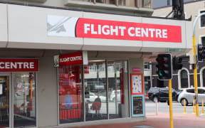 Generic picture of a brick and mortar Flight Centre store in Wellington.