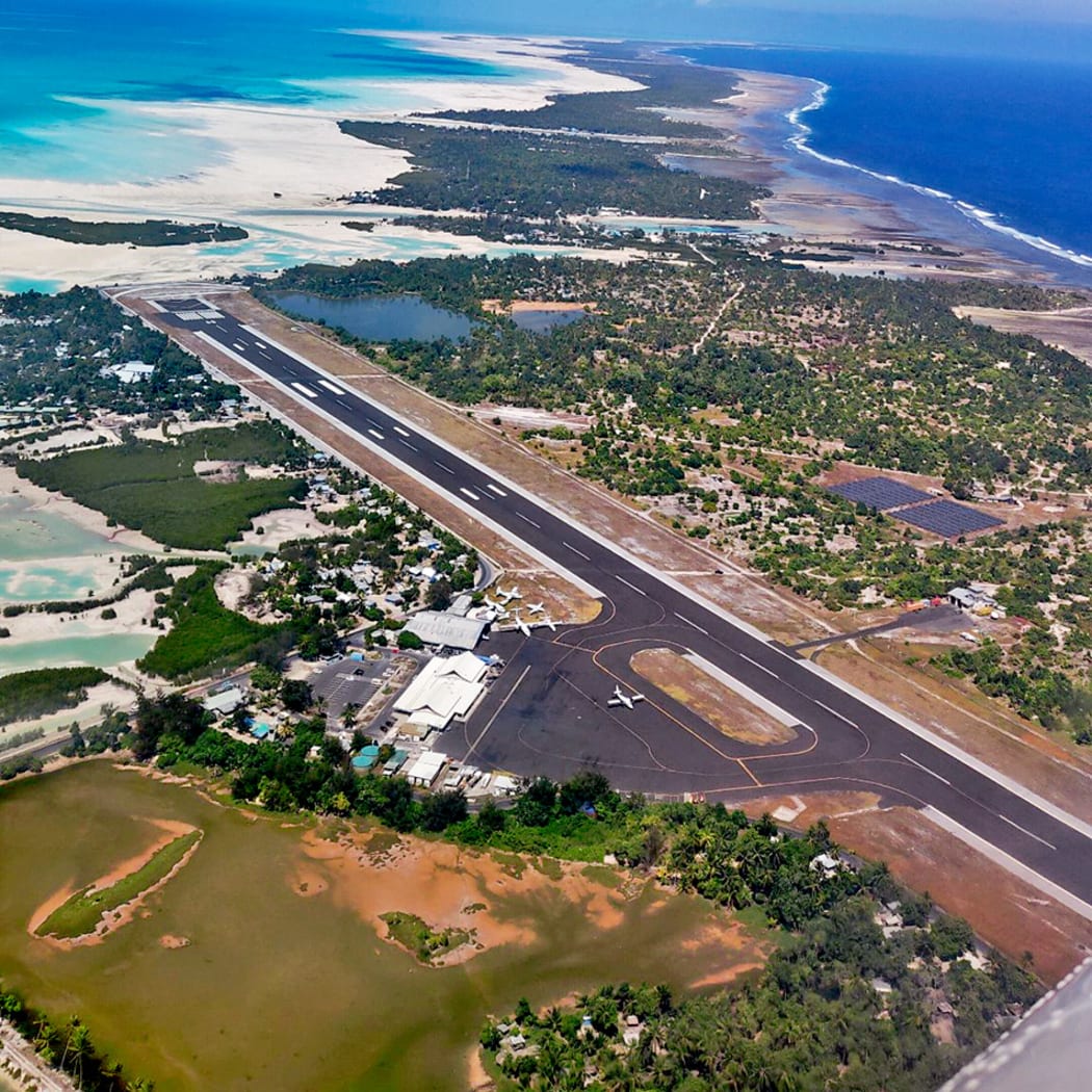 Bonriki International Airport, Kiribati.
