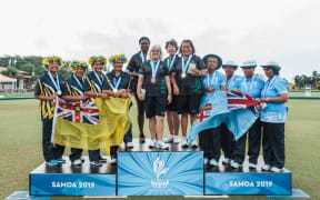 Norfolk Island have won gold in lawn bowls to claim their first medal of the Pacific Games.