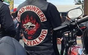 Cropped image of headhunters patches