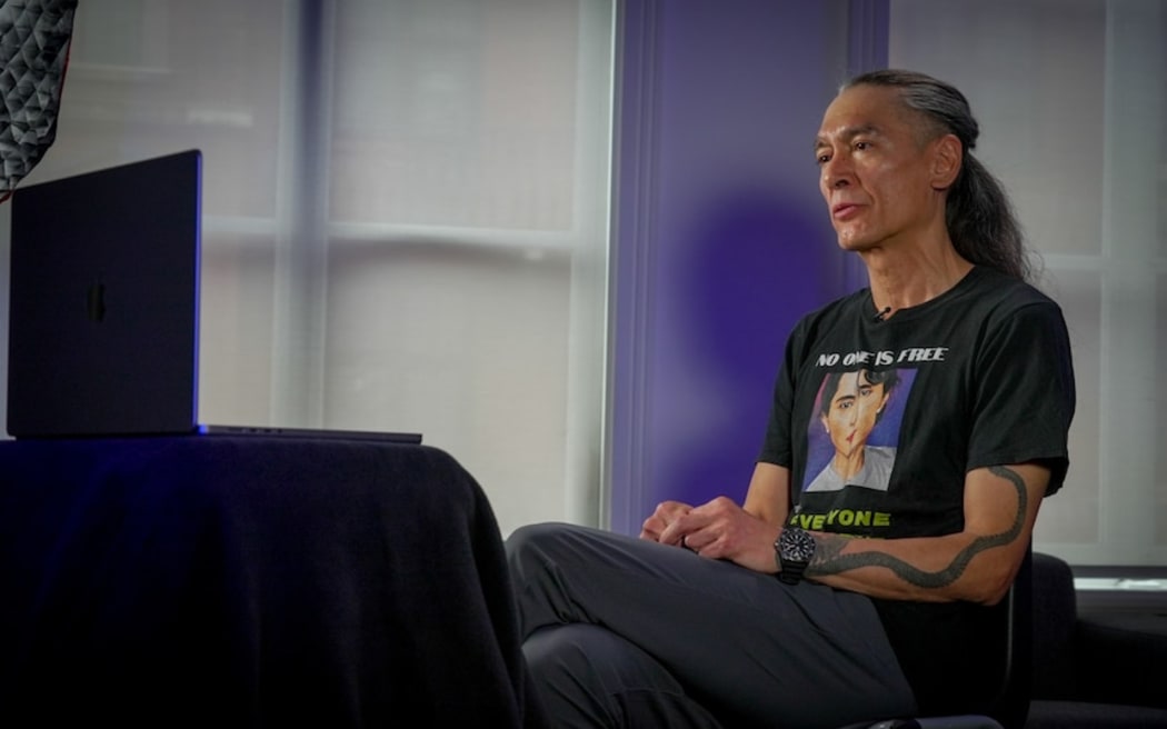 Kim Aris is demanding the immediate release of his mother, Aung San Suu Kyi.