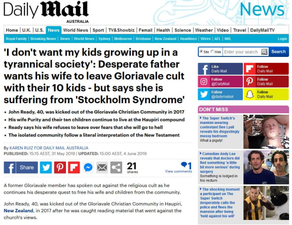The Daily Mail's boiled-down clickbait version was online hours later.