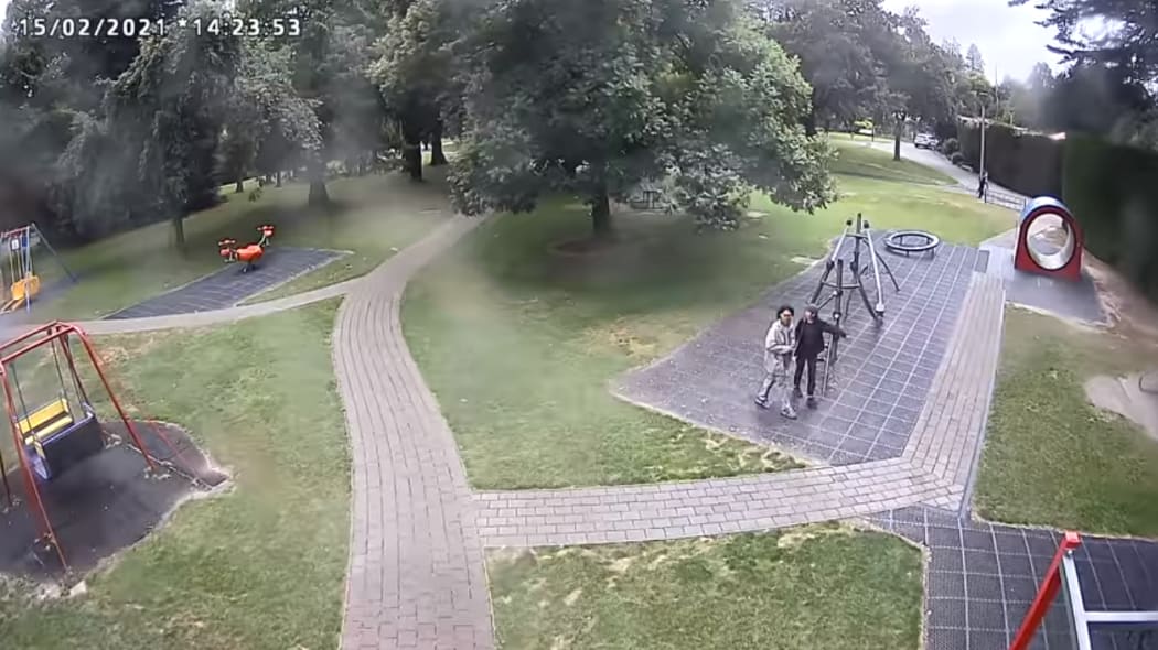 Police are searching for these two people who were Queens Park, where an Invercargill man was last seen on 15 February, 2021.