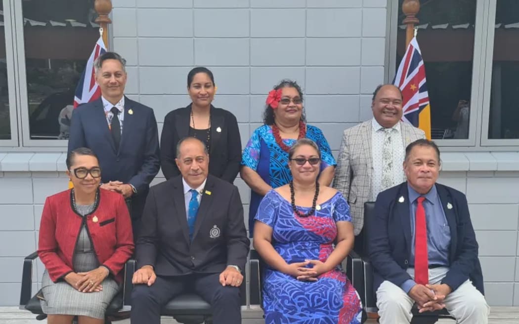 Niue's new Cabinet 2023.
