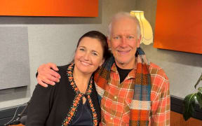 Paul Kean from The Bats with Charlotte Ryan