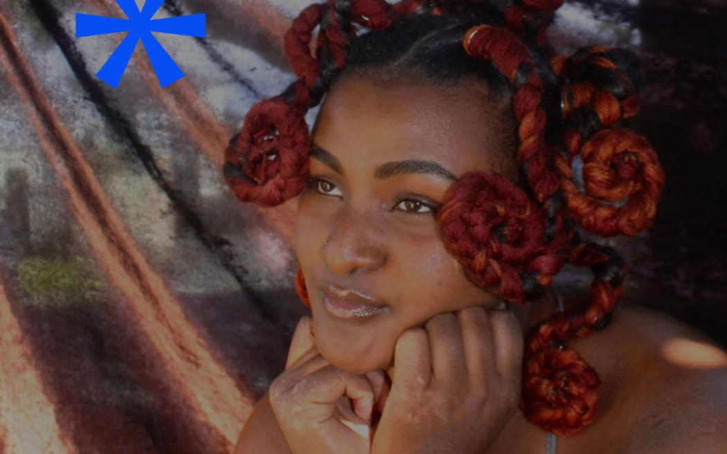 Hair braids, model Mya Chaitika , photographer Angel Kameta, hair stylist - Mary Adeosun
