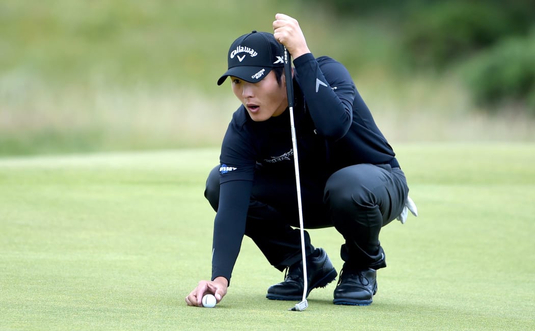 Danny Lee at the Open Championship, 2015.