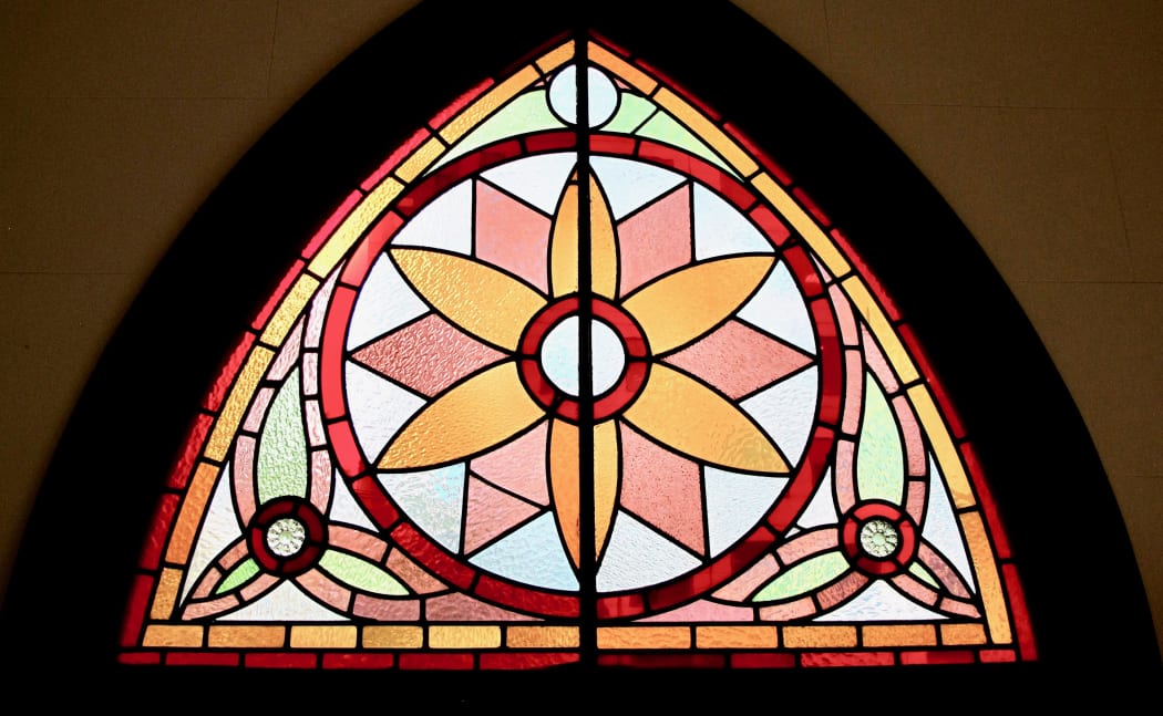 Stained glass window, St Patrick's Cathedral, Auckland