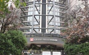The Grand Millennium managed isolation facility in Auckland.