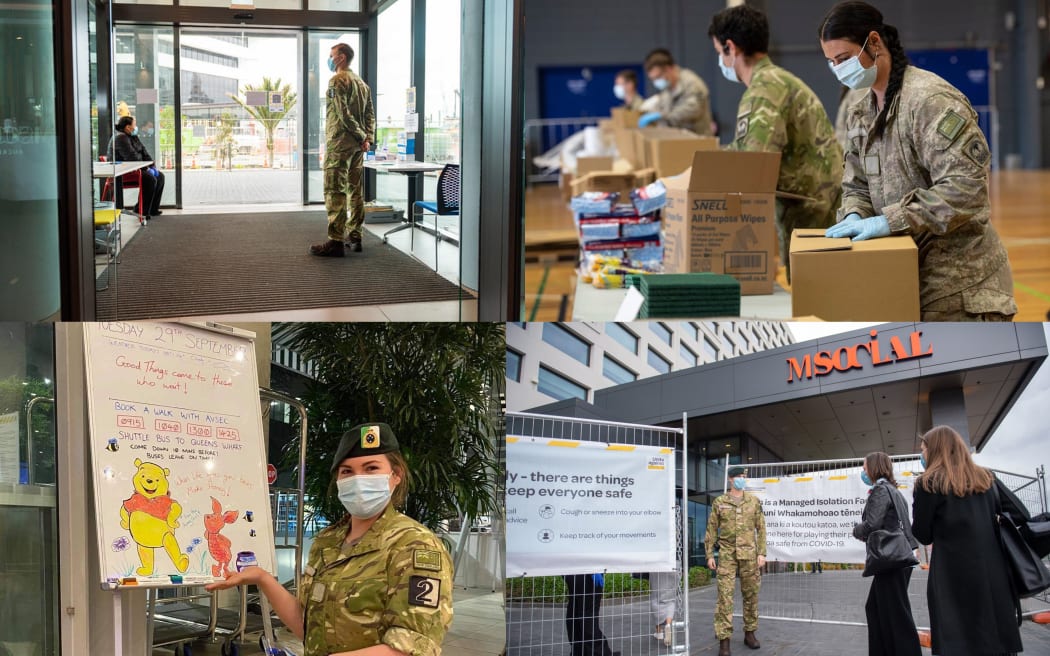The NZ Defence Force has been called in to help with many areas of the government's Covid response, including at the country's managed isolation facilities.