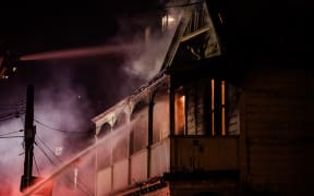 Abel Smith Street fire, Wellington.