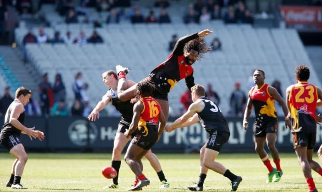 PNG managed to rise above New Zealand in the AFL International Cup final.