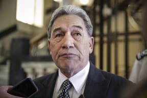 New Zealand First leader Winston Peters.