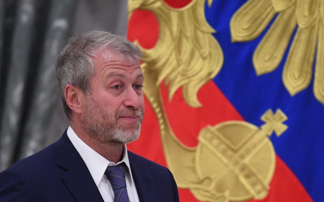 Roman Abramovich before President Vladimir Putin's meeting with representatives of Russian business circles and associations on September 21, 2017.
