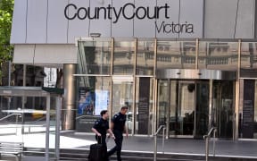 A general view shows the County Court in Melbourne on February 8, 2023, where Malka Leifer, the former principal of an ultra-orthodox Jewish school in Melbourne, went on trial over charges she sexually assaulted three female students. (Photo by William WEST / AFP)