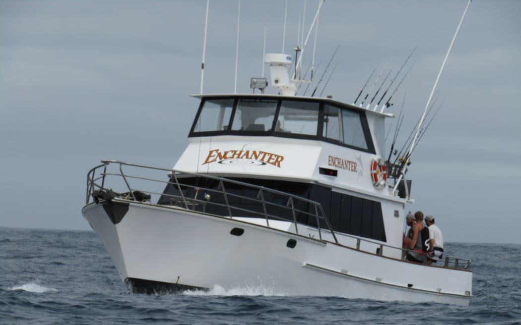 The Enchanter charter fishing vessel.