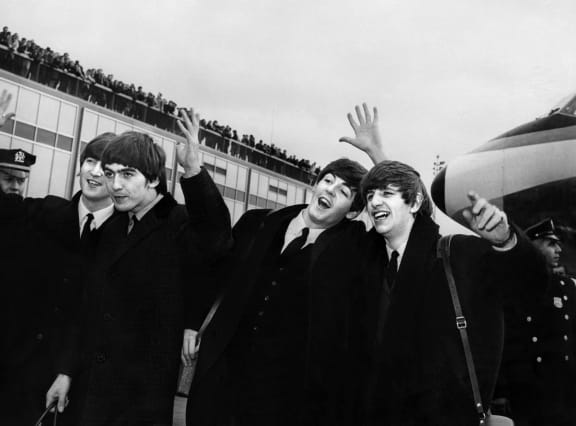 The Beatles in New York in 1964.