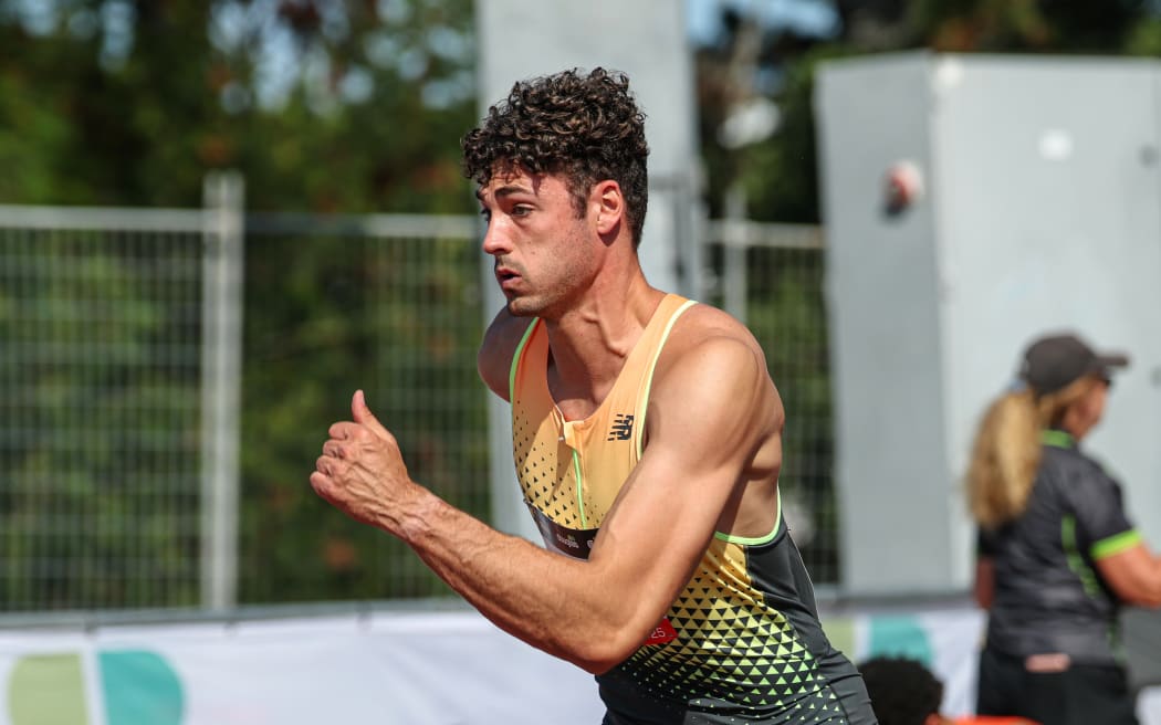 New Zealand sprinter Tiaan Whelpton.