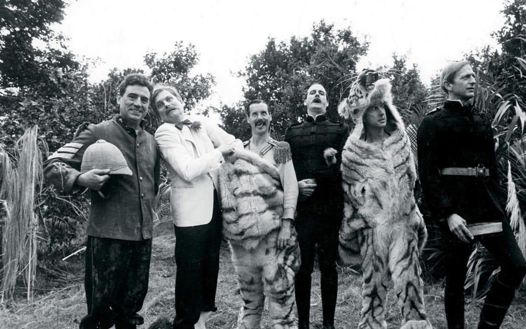 Terry Jones, Terry Gilliam, Michael Palin, John Cleese, Eric Idle and Graham Chapman are Monty Python