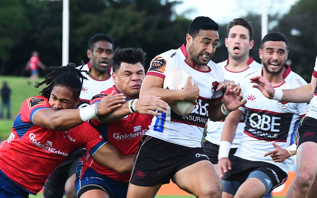 North Harbour winger Mark Telea made an impact for the Blues against the NSW Waratahs scoring a hat-trick of tries.