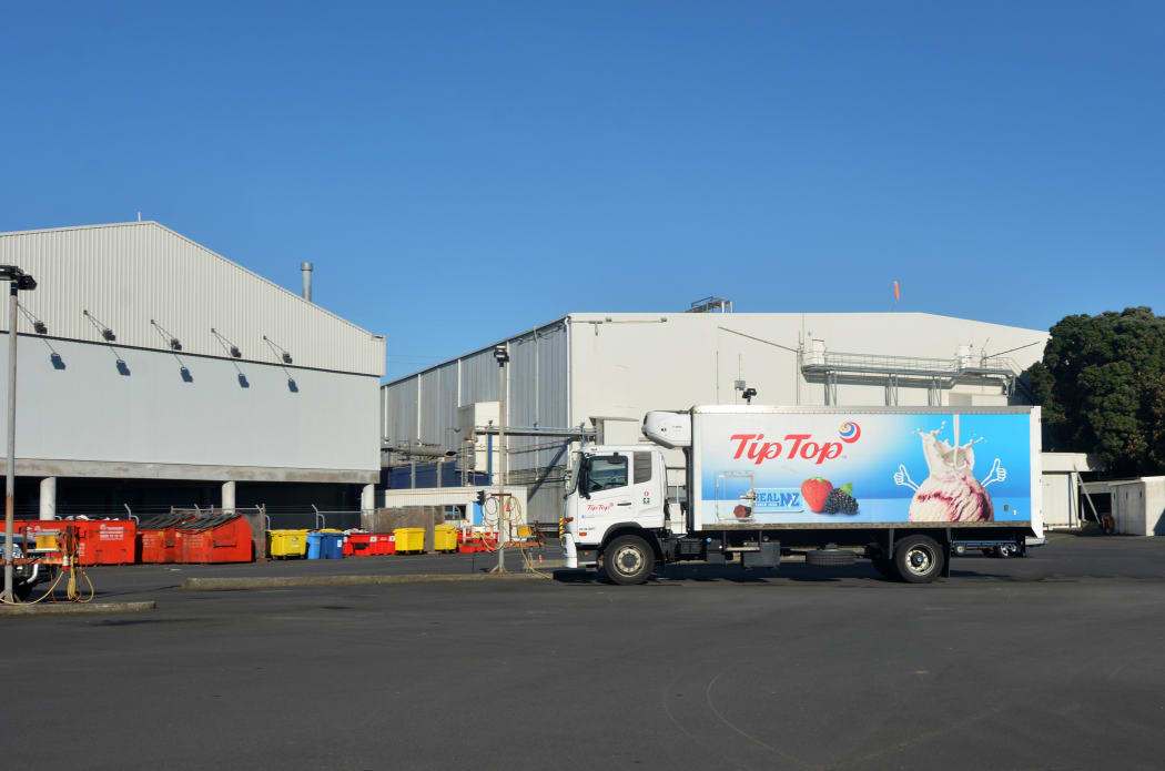Tip Top Ice cream factory in Auckland, New Zealand.