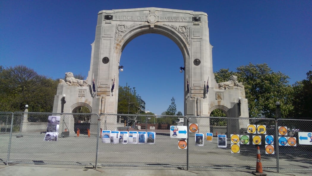 Christchurch's Triumphal Arch was built in 1924 and damaged in the 2010 and 2011 Canterbury earthquakes.