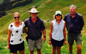 The Akers family from left Laura Oughton, William Akers, Judy Akers and Hugh Akers.