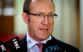 Andrew Little during caucus run 1.03.16