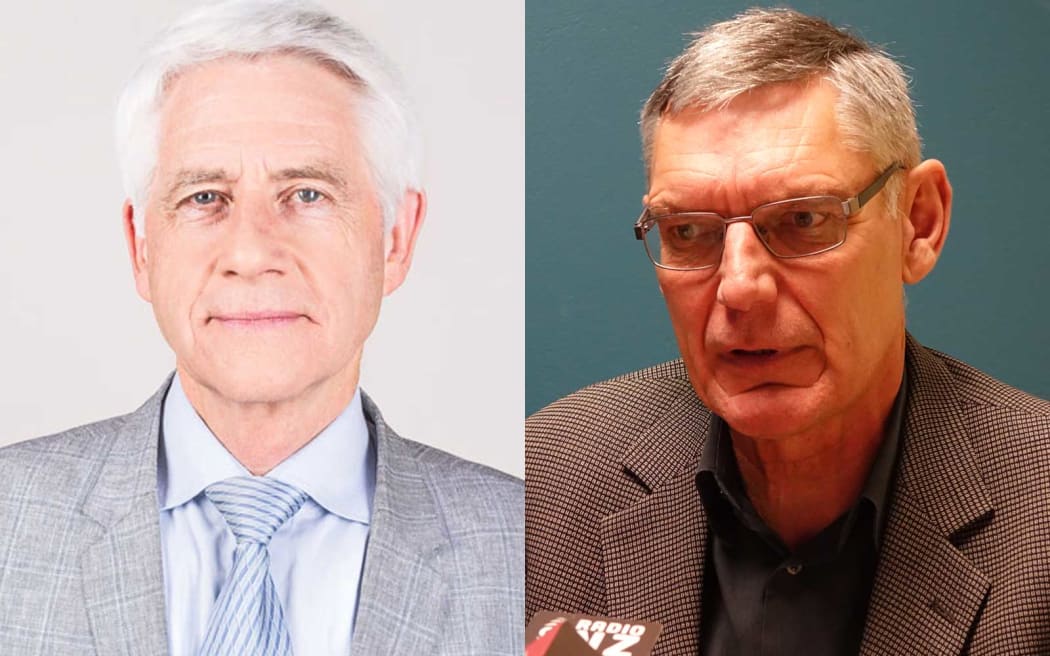 Kennedy Graham, left, and David Clendon