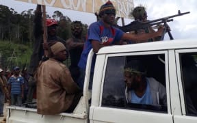 Supporters of a candidate in the flawed election of PNG's Southern Highlands Provincial Governor mobilised with guns amid ongoing election-related unrest in 2018.