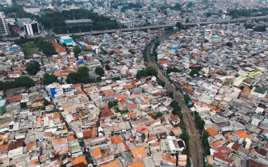 The Indonesian capital of Jakarta is one of 19 megacities across Asia. (ABC News: Mitch Woolnough)