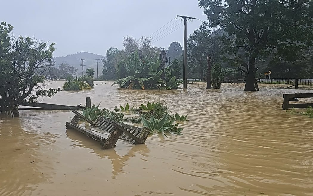 Flooding in Kiripaka, Northland.