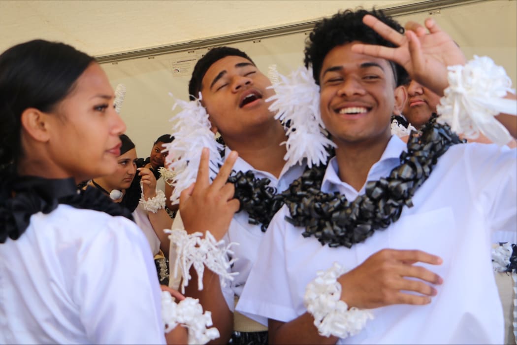 Avondale College's Tongan group gets ready for the big stage