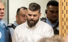 Hayden Burt appearing on a murder charge in the Christchurch High Court on Tuesday. 30 September 2025
