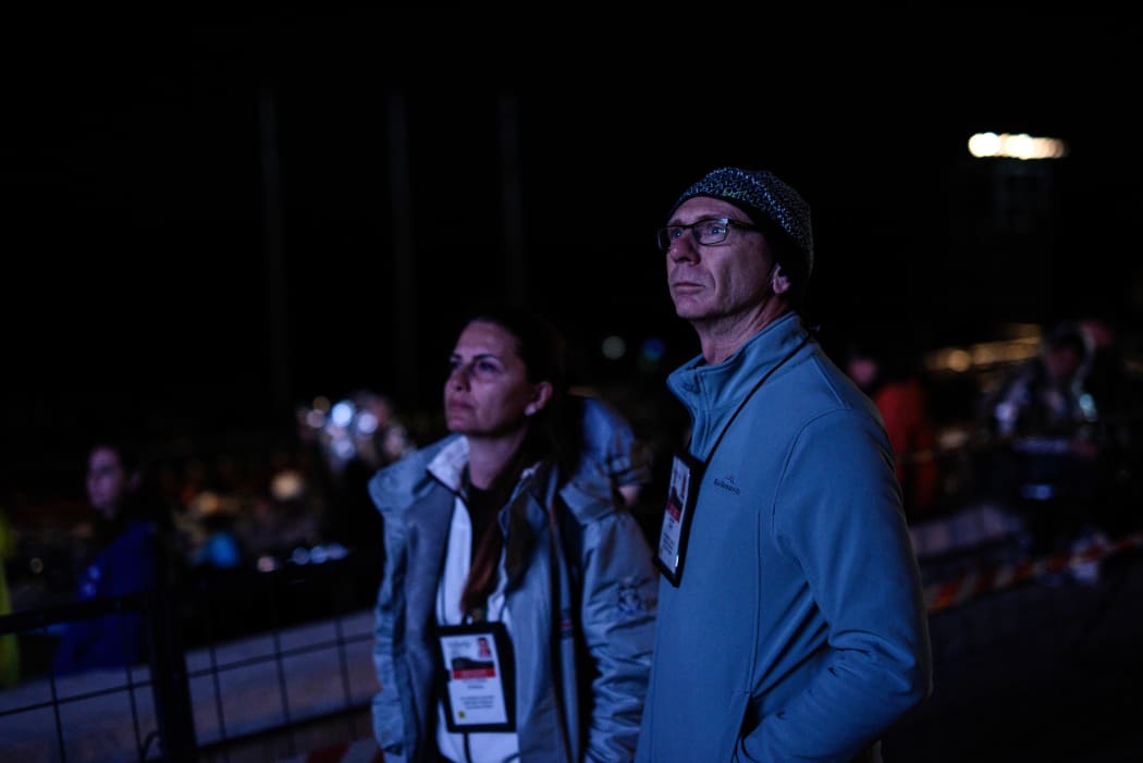 People attend a dawn service marking Anzac Day in Gallipoli on 25 April 2016.