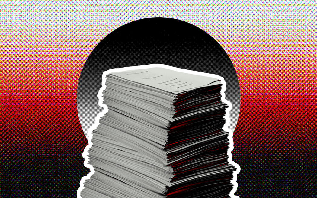 Stack of papers representing policy and legislation