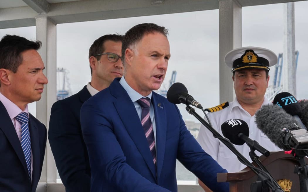 Simon Watts - defence infrastructure announcement at Devonport Naval Base - 26 November 2025