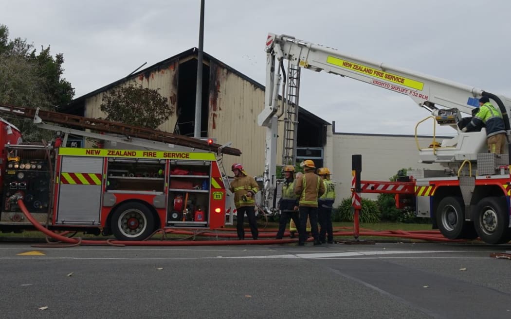 The church's chapel and storeroom are said to have been extensively damaged.