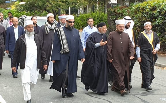 Walking to Al Noor mosque.