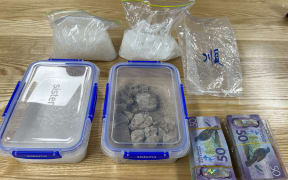 Police seized a number of items yesterday, including 3.5kgs of methamphetamine as part of Operation Chartruese.