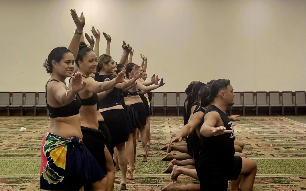 Cook Islands rehearsals.