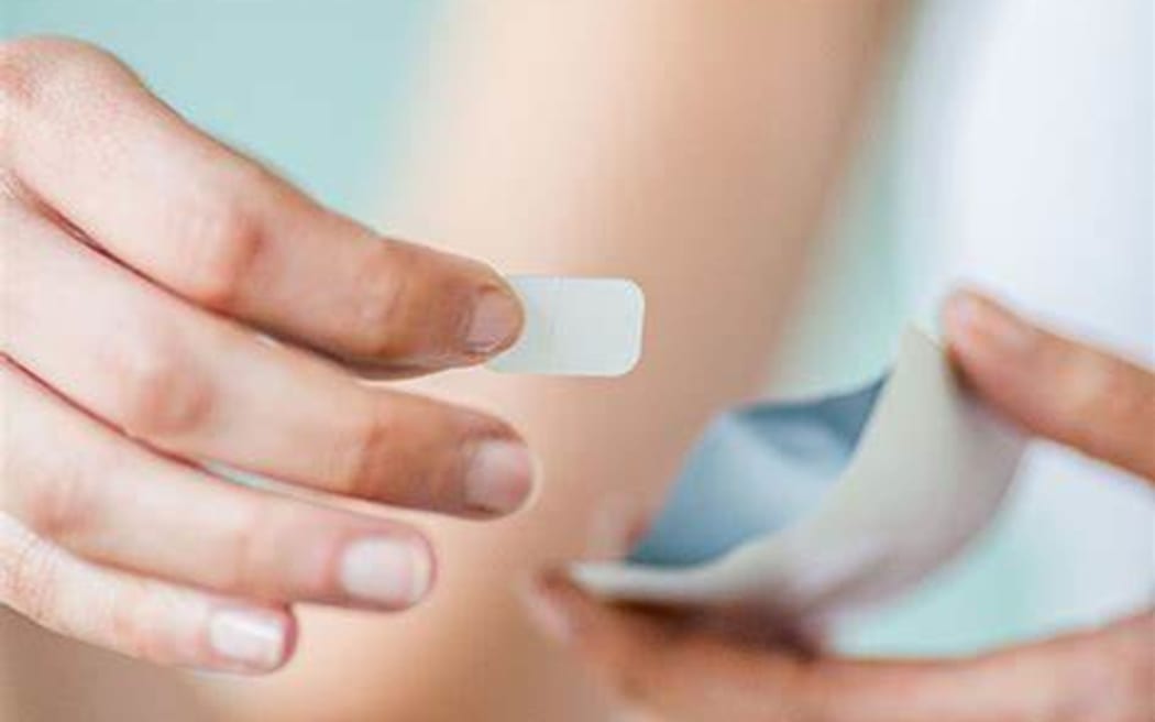 Hormone replacement therapy patch