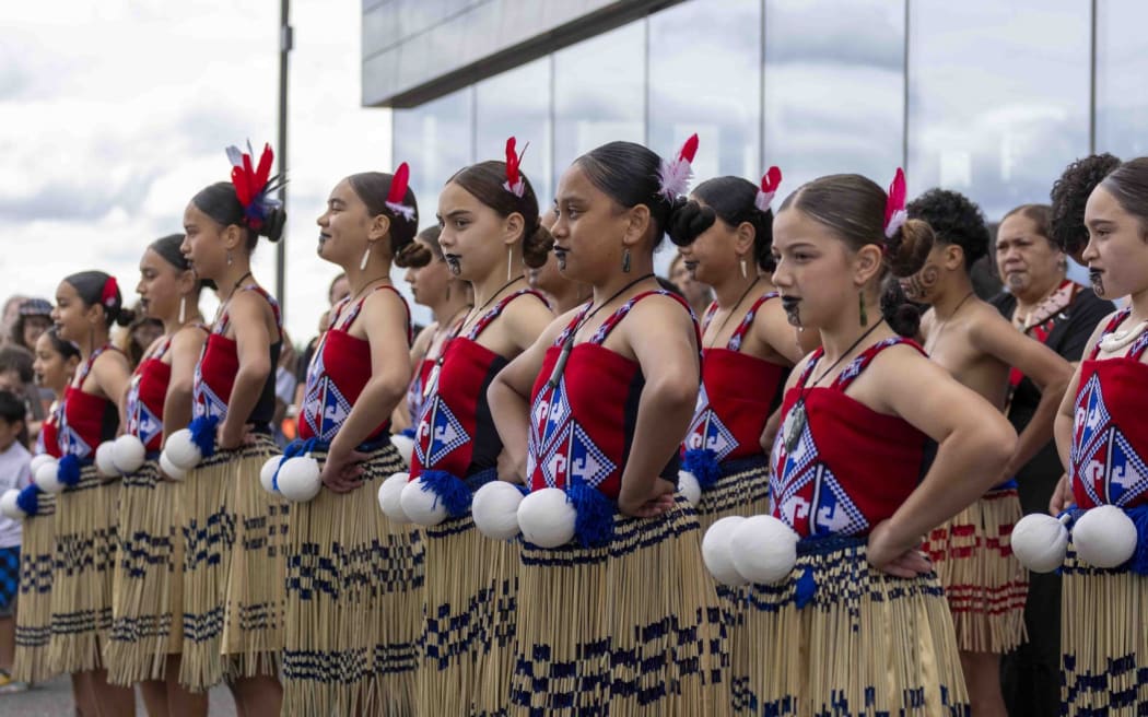 Kapa haka at the opening of the gallery in November 2024.