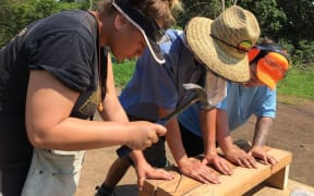 New Zealand trades trainees building new homes in Loqi settlement near Lautoka in Fiji