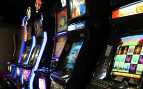 Pokie machines.