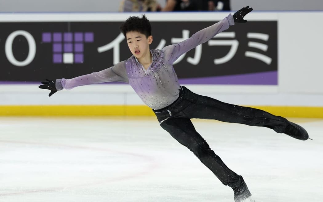 New Zealand figure skater Yanhao (Dwyane) Li.