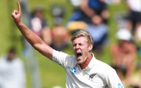 Kyle Jamieson first Test against India 2020.